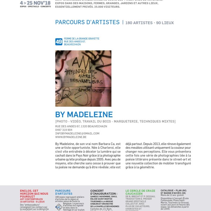 Fêtes de la Saint-Martin 2018 - By Madeleine expose